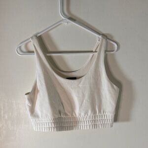 wild fable Cream Scoop Crop Tank Top